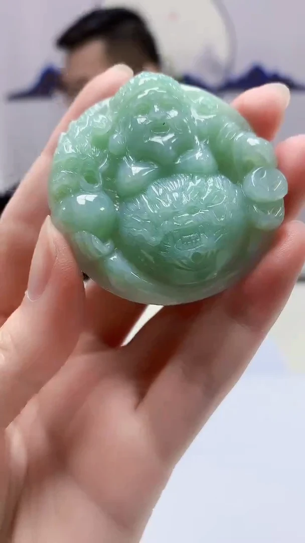 【闪购商品】定制翡翠未镶嵌5152zm-毛货挂件62