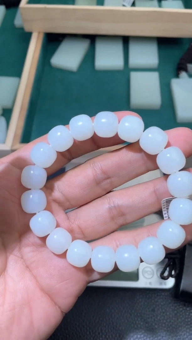 未镶嵌手串和田玉手串卡12+