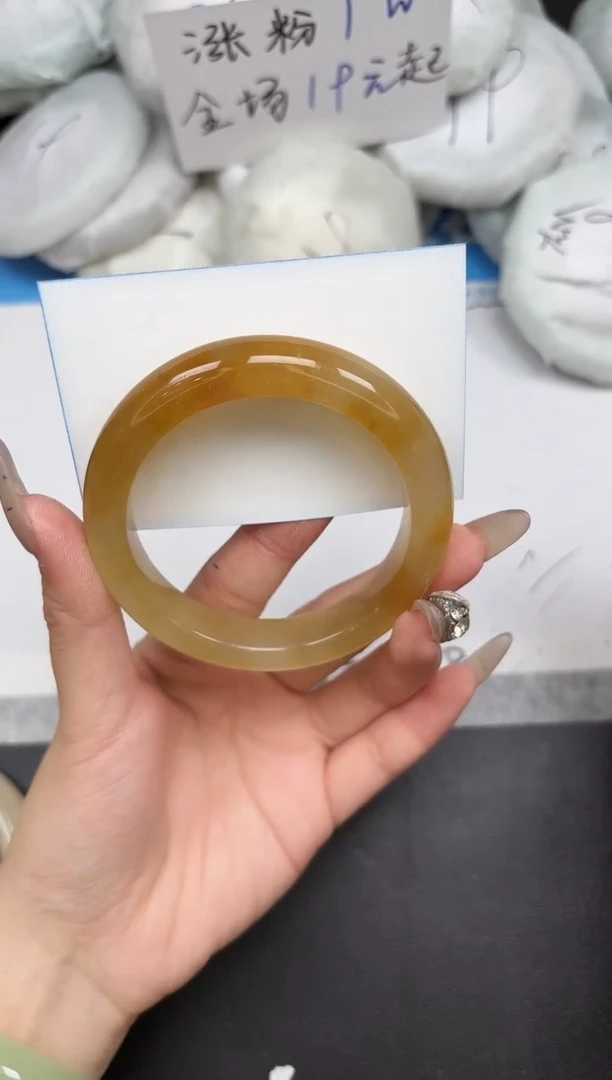 未镶嵌手镯石英质玉285-57-58