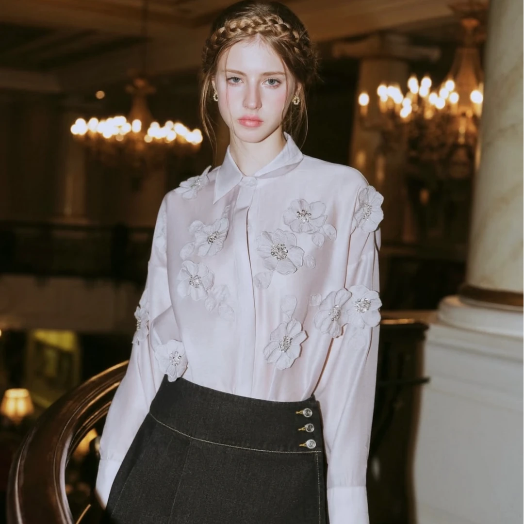 【佳佳】（39-59）设计师外套显瘦时尚衬衫