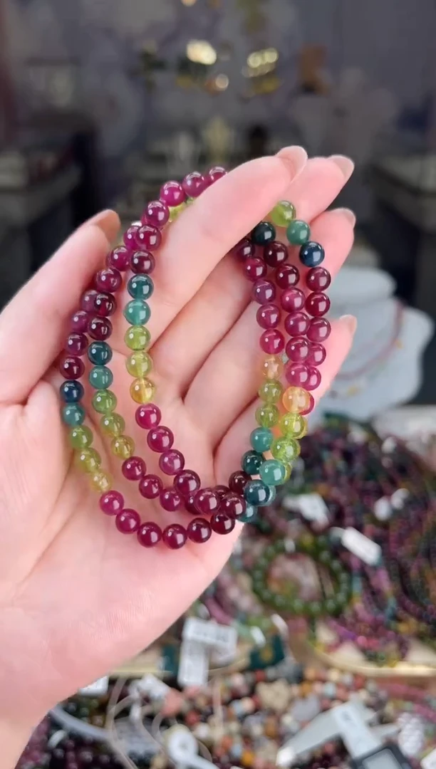 【闪购商品】碧玺/未镶嵌6mm+碧玺多圈多样性发货