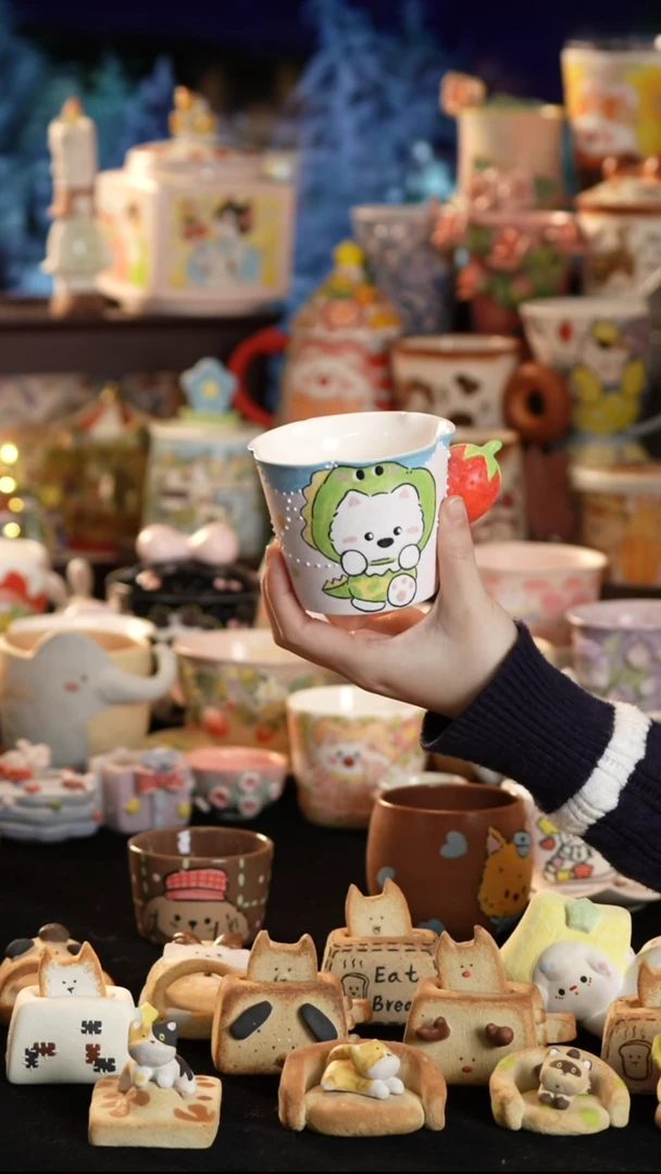 其他陶景德镇釉下彩手绘设计师款陶瓷