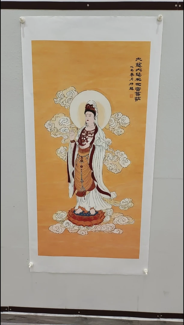 书法邓越 工笔人物 8平尺