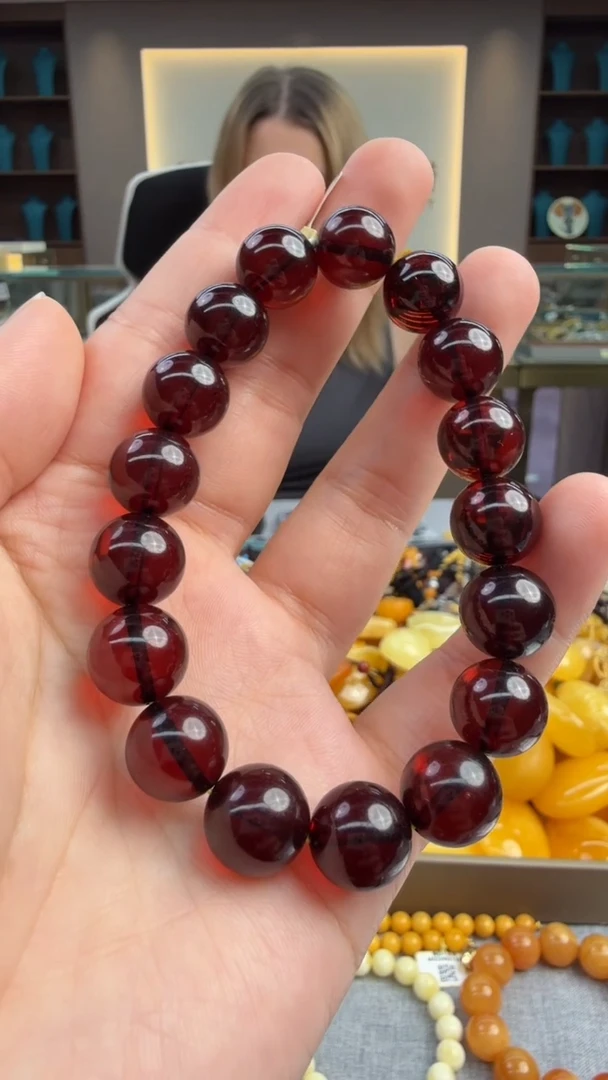 手链琥珀未镶嵌84秒拍号 假一罚三