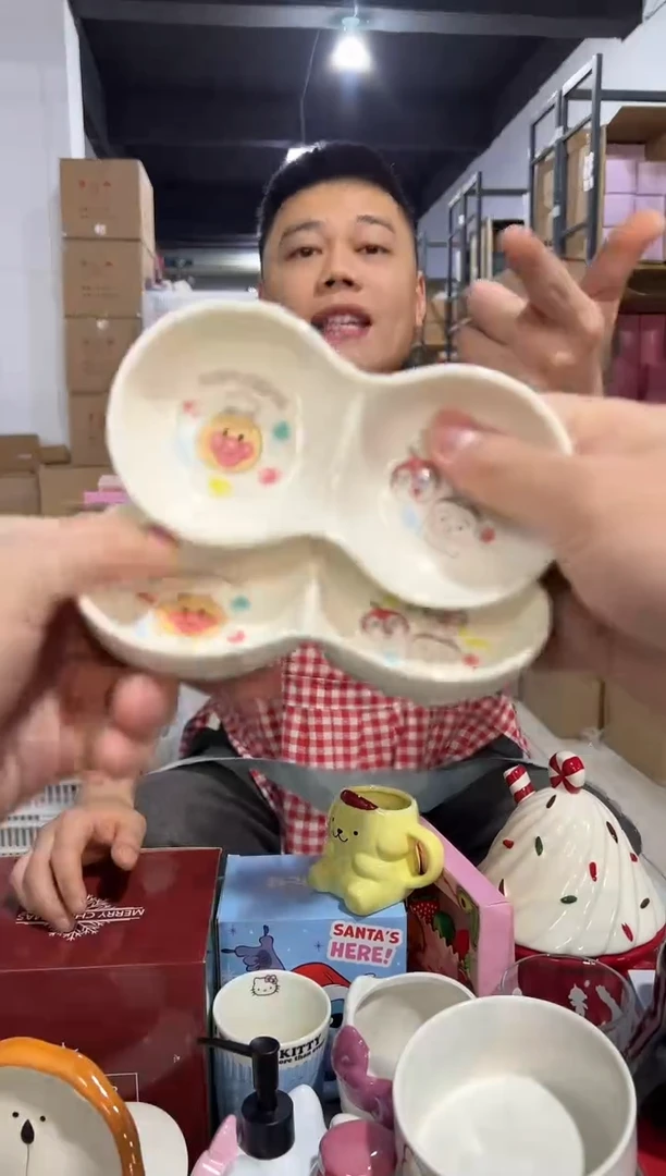 【闪购商品】杯面包超人花生蘸料碟2件套