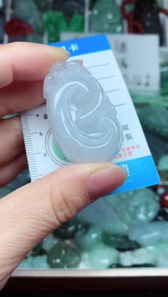 颈饰未镶嵌翡翠翡翠A货天然缅甸玉吊坠