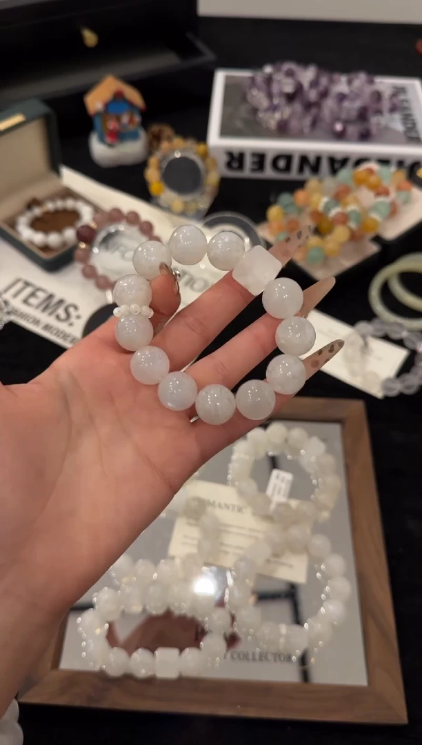 未镶嵌手链水晶雪花月光x3068