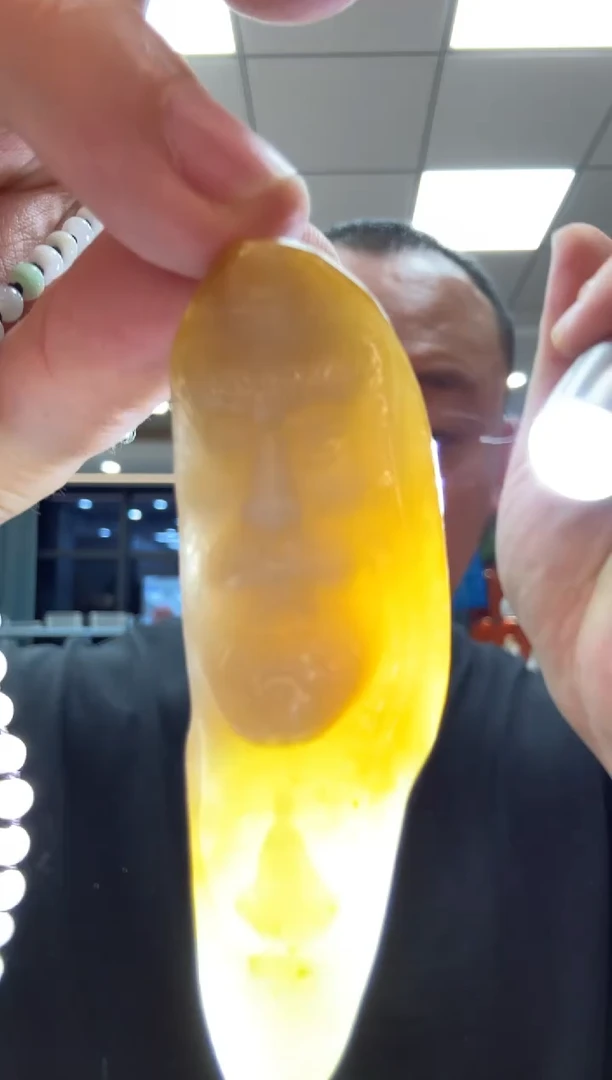 未镶嵌挂件翡翠A货翡翠孤品国雕谢林工