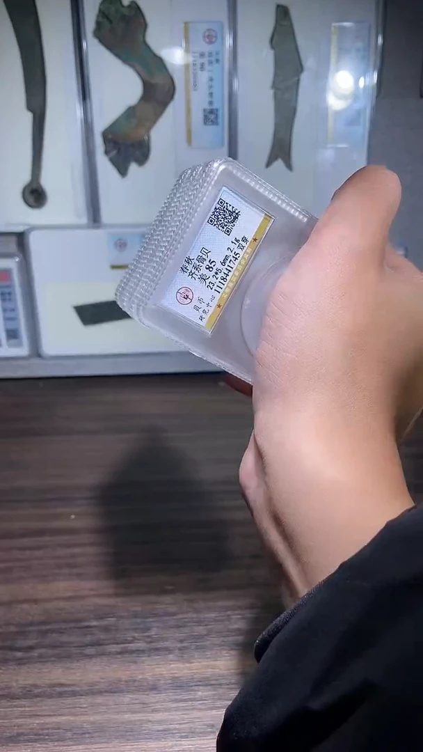 铜历代 骨贝一枚