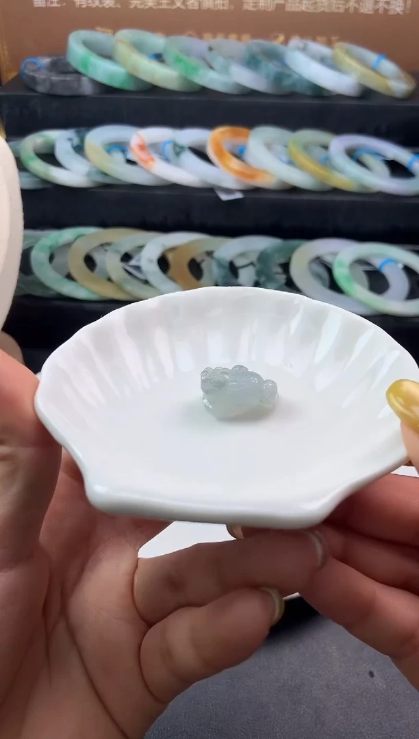 【闪购商品】翡翠颈饰未镶嵌金蝉-编绳