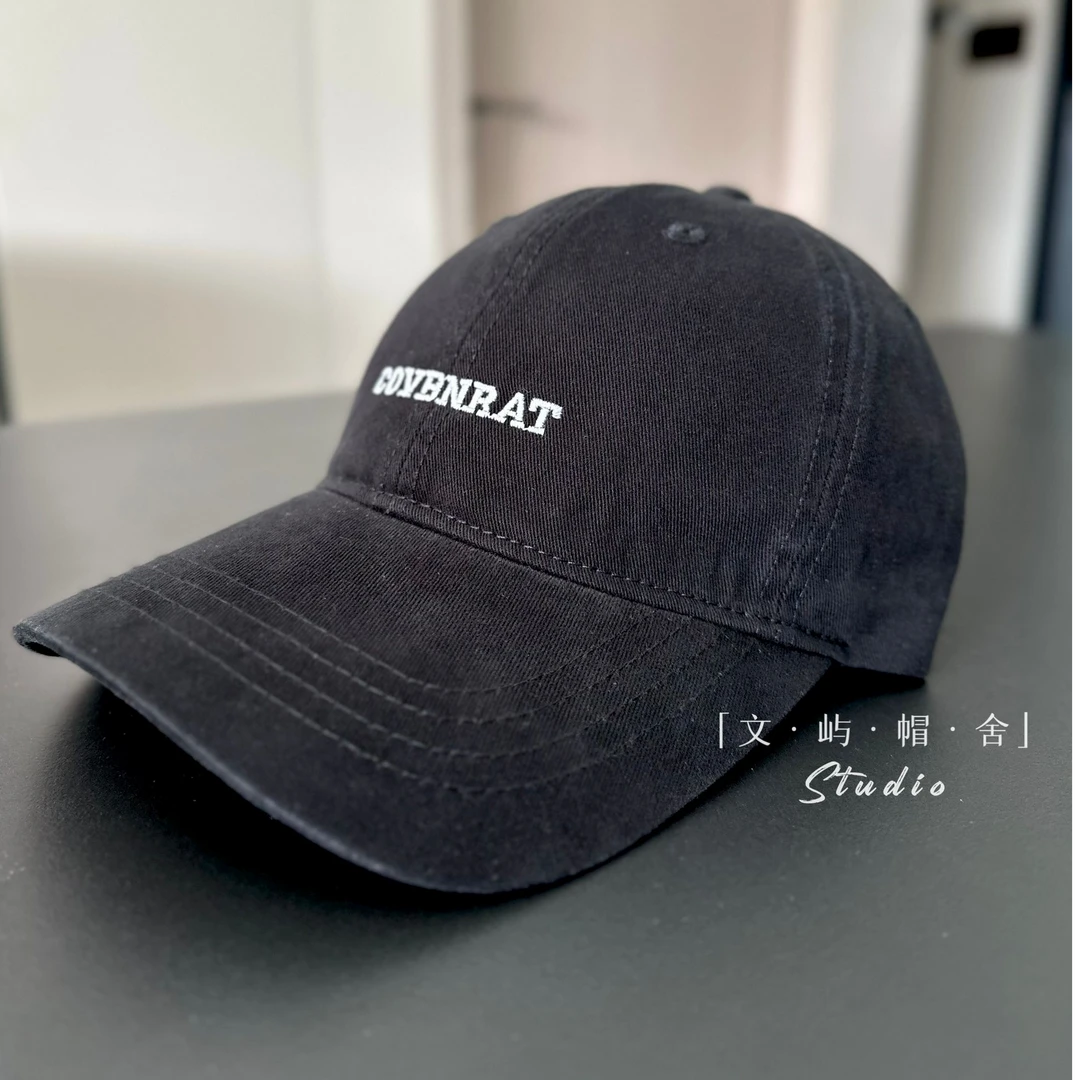 2025新款coyenrat棒球帽美式做旧百搭软顶侧秀休闲显白加大加深