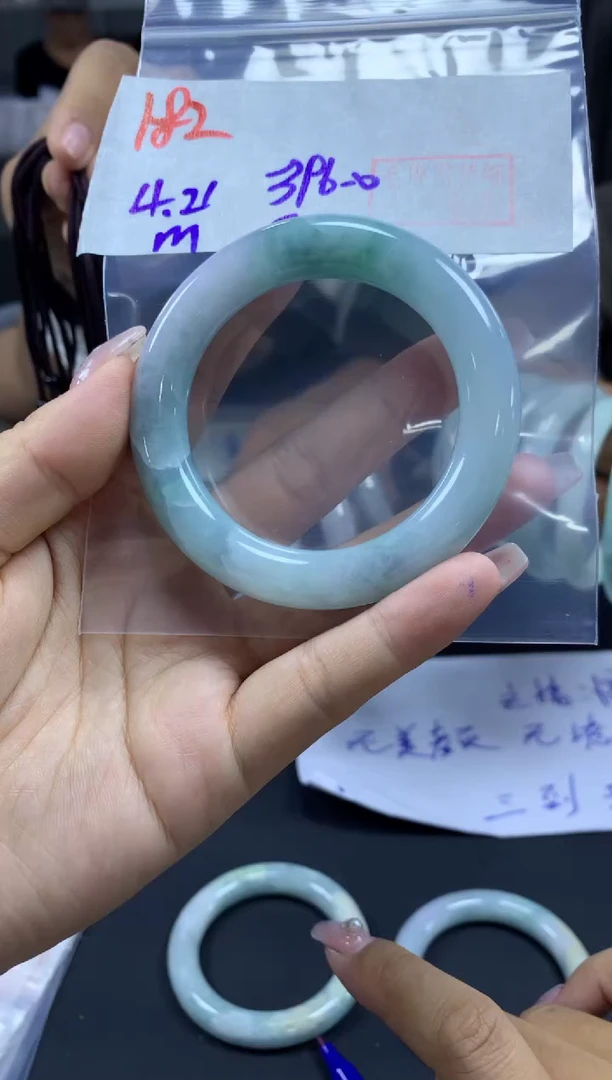 定制翡翠未镶嵌182手镯53+396元+拍一发一