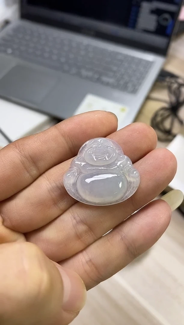 颈饰未镶嵌翡翠龙*风天然缅甸翡翠A货佛公