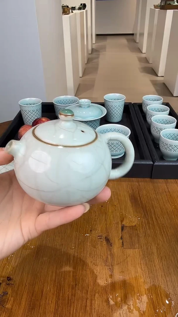 青瓷手工茶器包邮