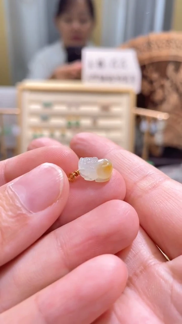 颈饰未镶嵌翡翠貔貅