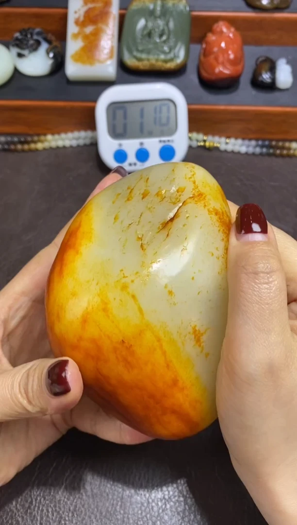 未镶嵌和田玉摆件闯***…和田玉