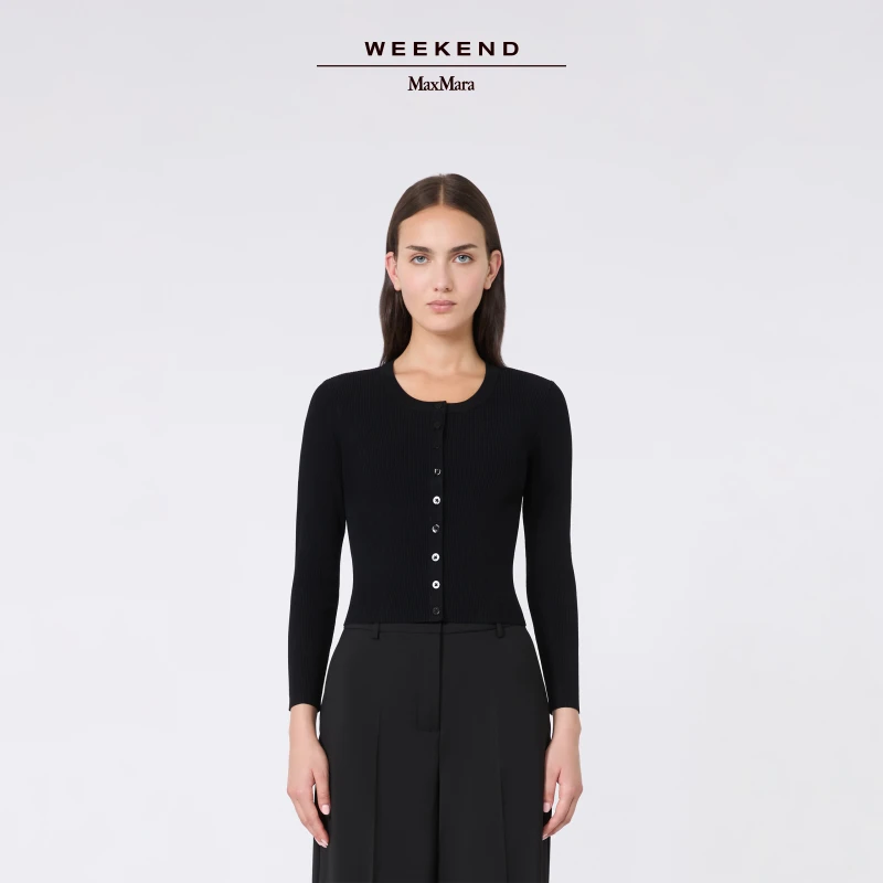 【琥珀流光】Weekend MaxMara  25秋新品圆领针织开衫5346015106