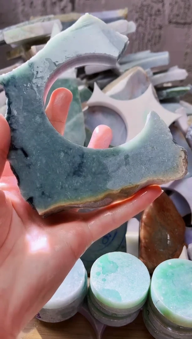 配石翡翠天然翡翠A货 南 891