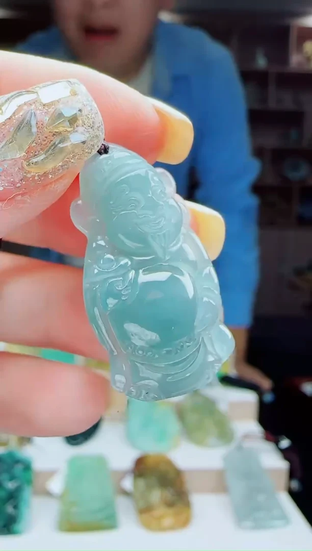 颈饰未镶嵌翡翠多样性发其一 小财