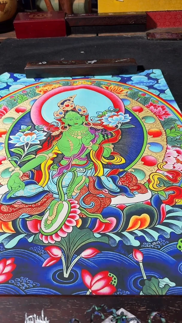 卷轴画藏式珍藏彩绘艺术馆149