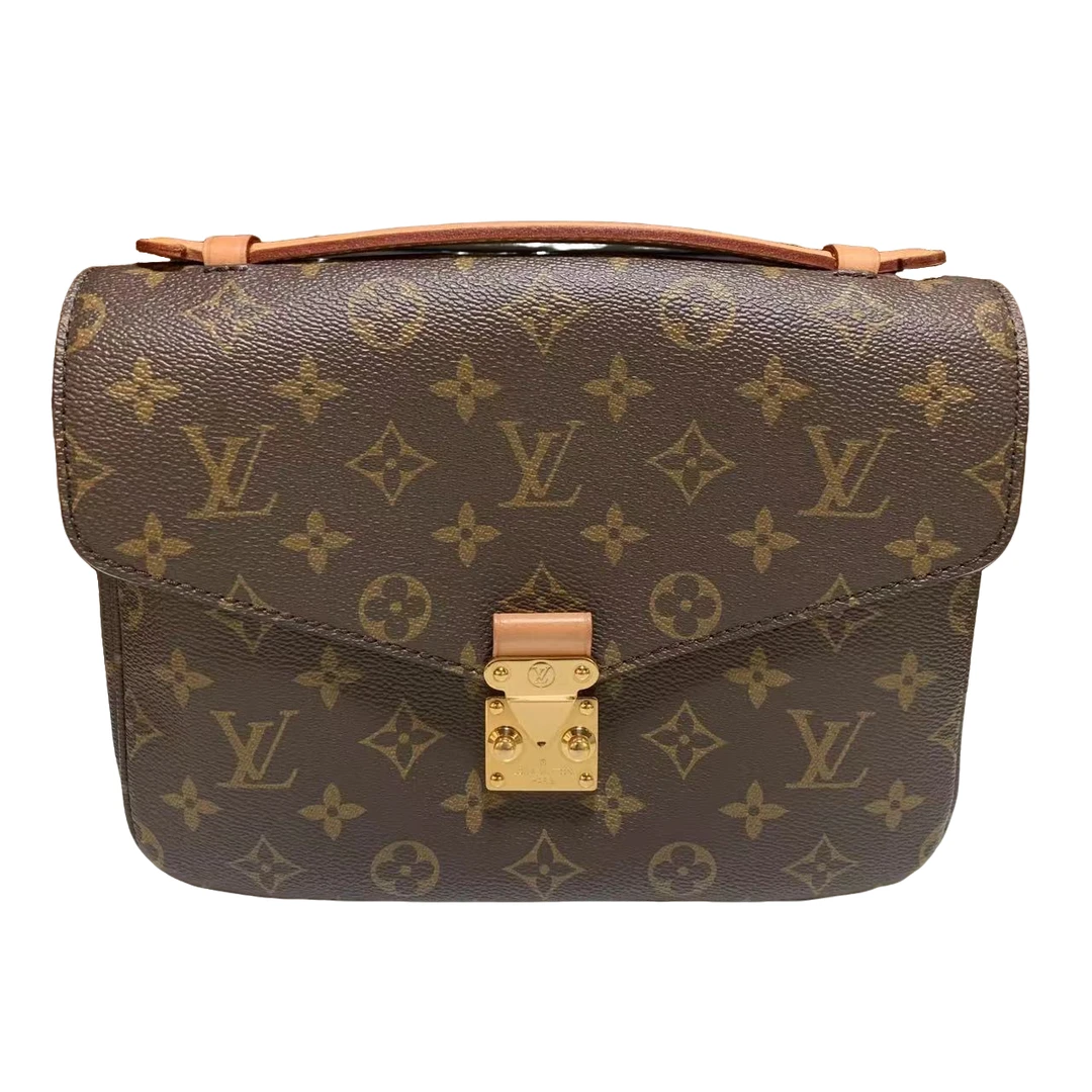 95新 LV LV 老花邮差斜挎包bwz10093