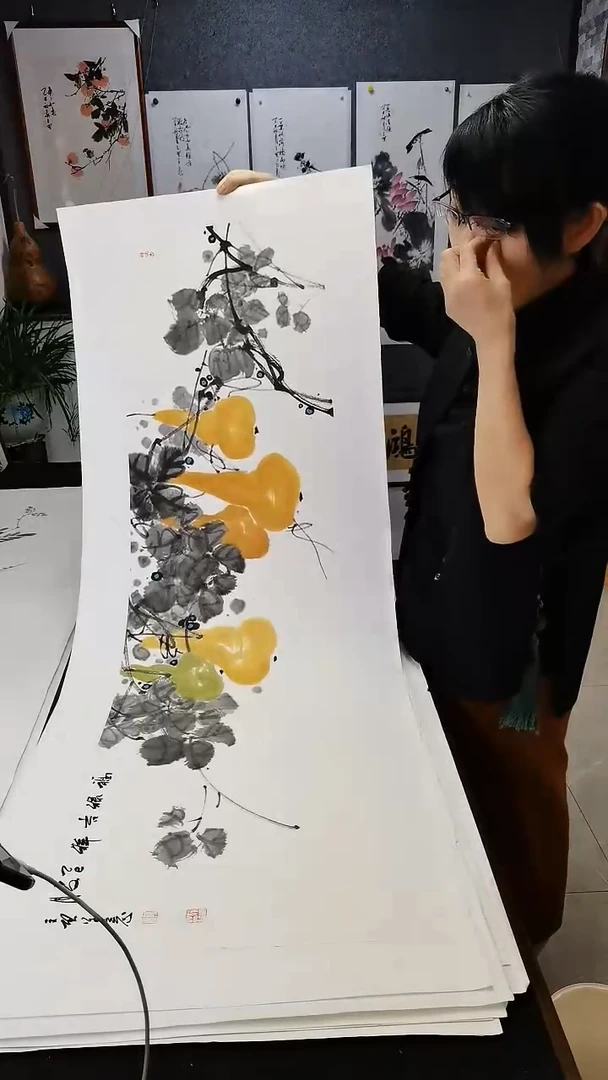 福禄吉祥118*35cm