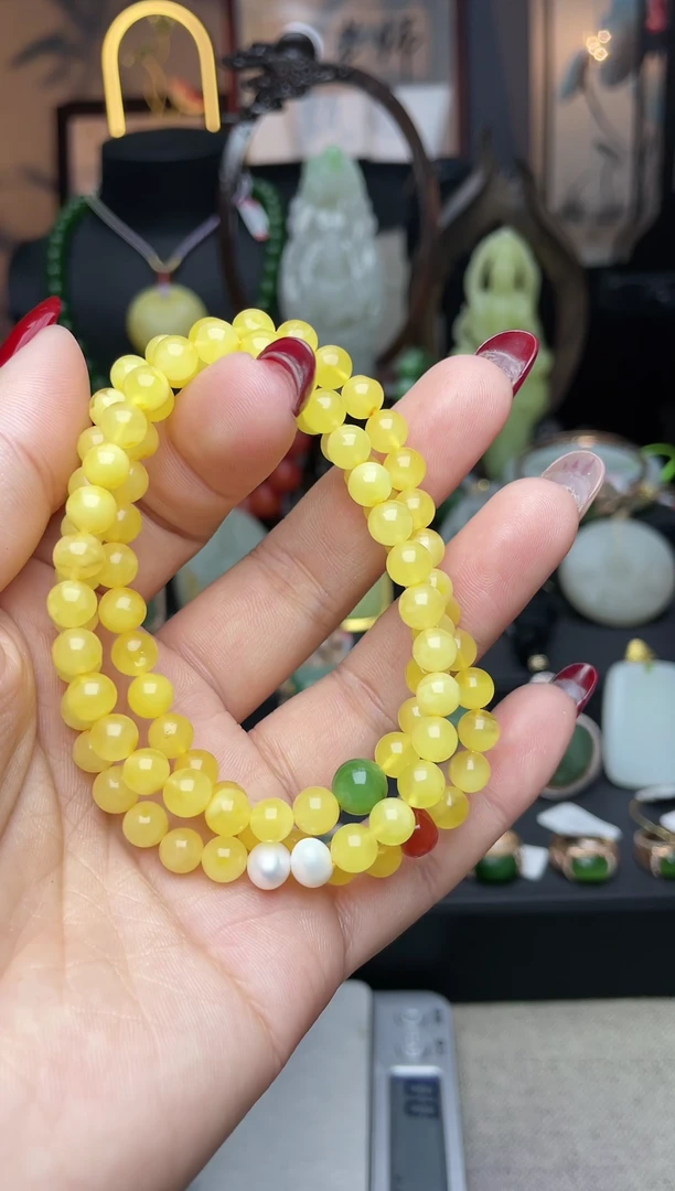 【闪购商品】琥珀颈饰未镶嵌项链m037