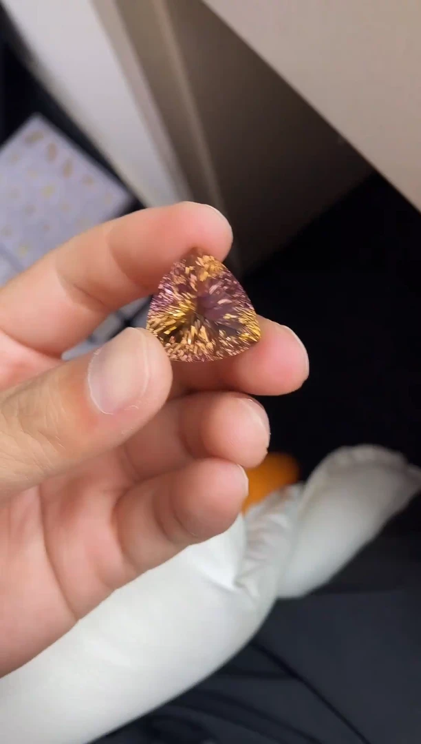 未镶嵌珠宝半成品紫晶38.17ct