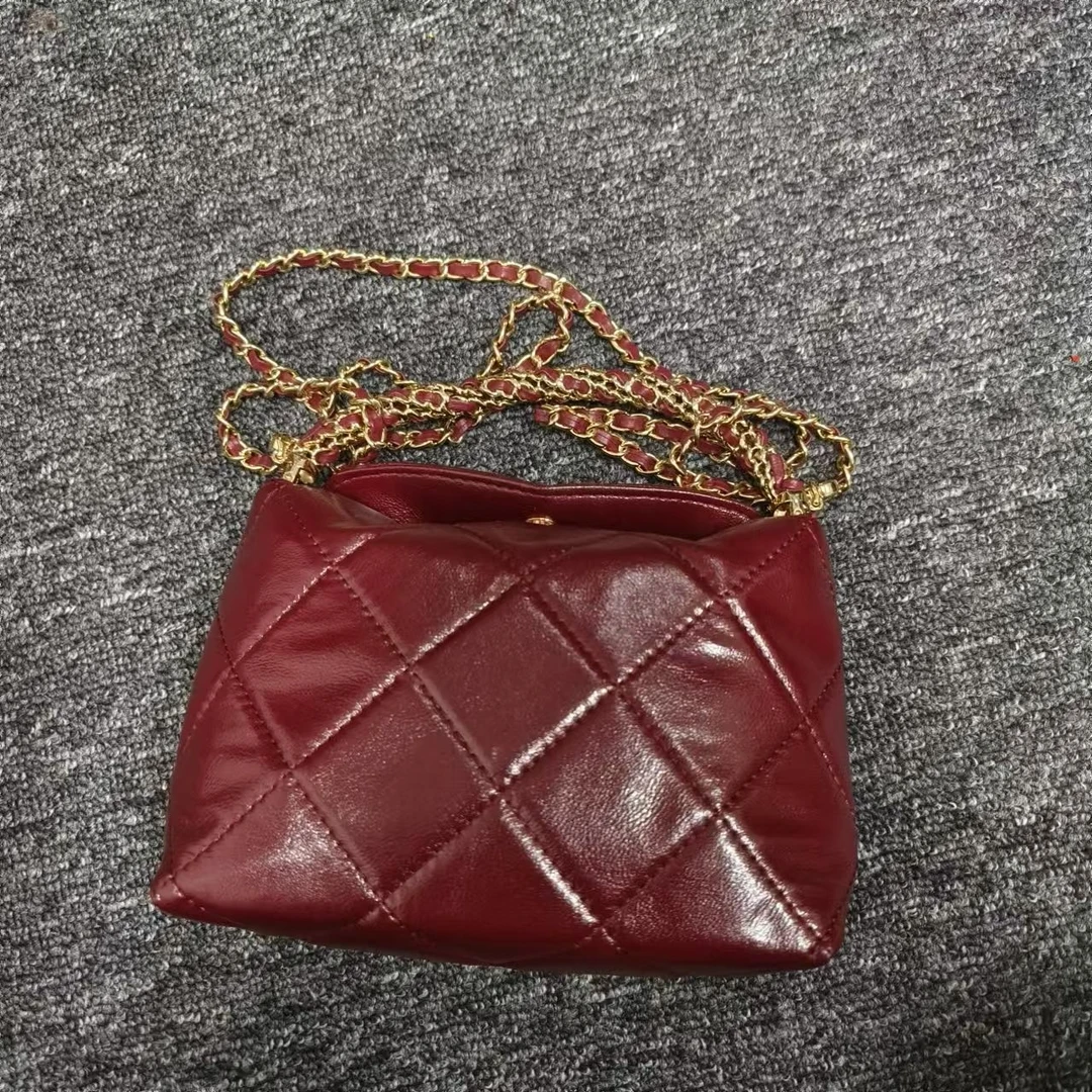 时尚新款真皮女包手提袋 10852 红色