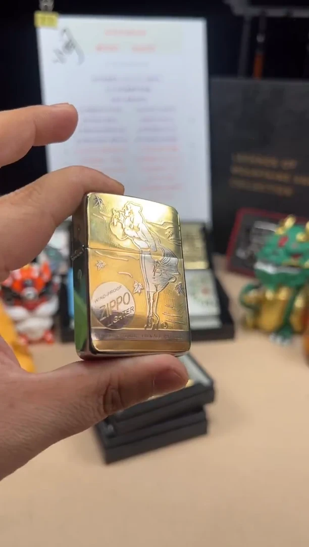 铜落叶风女-精雕1941复刻拉丝镀铬