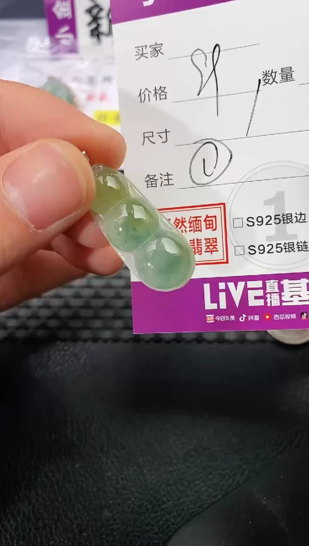 颈饰银S925镶嵌翡翠胡**-99