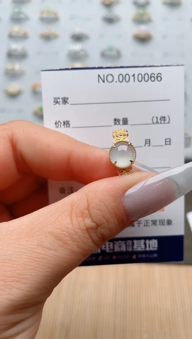 【闪购商品】翡翠戒指银S925镶嵌·