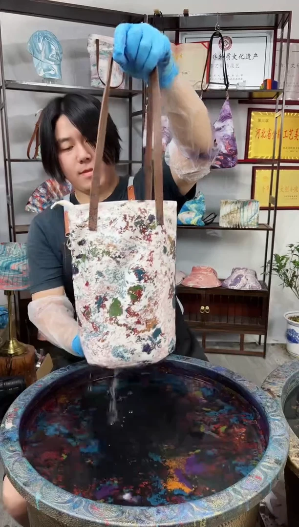 177非遗大漆漂漆水桶
