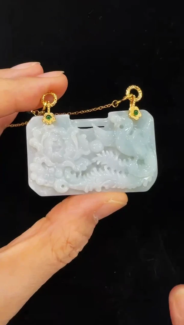 颈饰未镶嵌翡翠国风