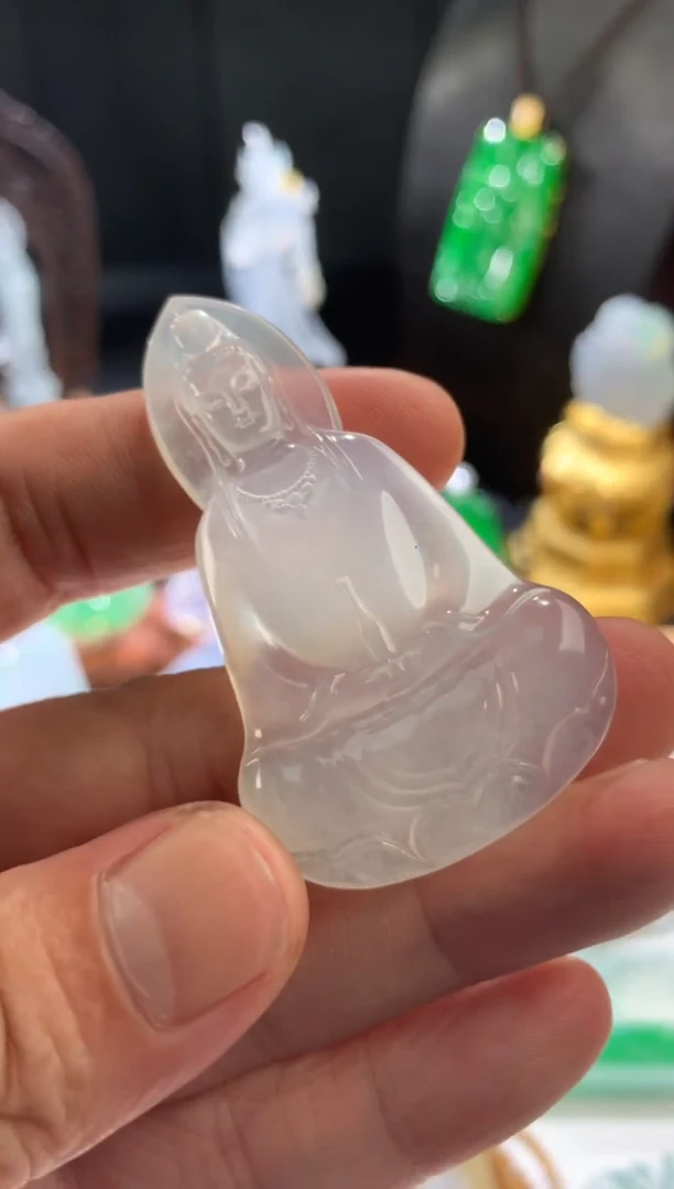 吊坠(不含链)未镶嵌翡翠天然翡翠吊坠