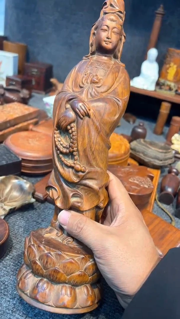 【闪购商品】贡木木雕人物漂亮木木木木