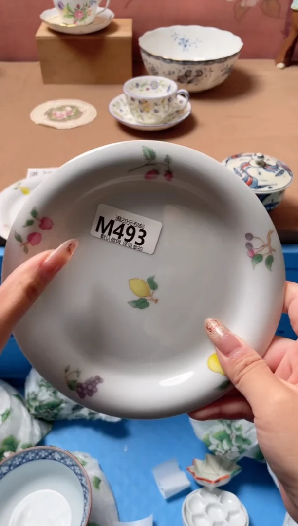 瓷片果*瓷器瓷器M493