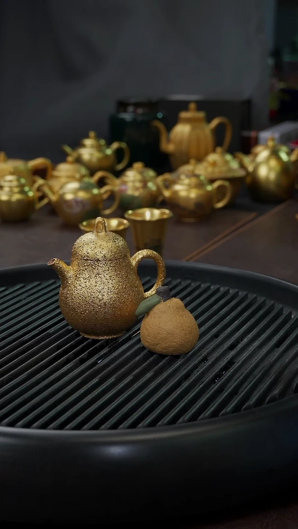 【闪购商品】杯【宜景窑】段泥梨士壶+小香梨5