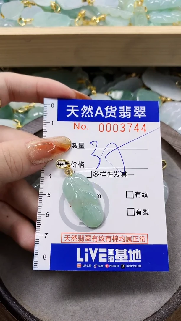 颈饰未镶嵌翡翠天然A货翡翠