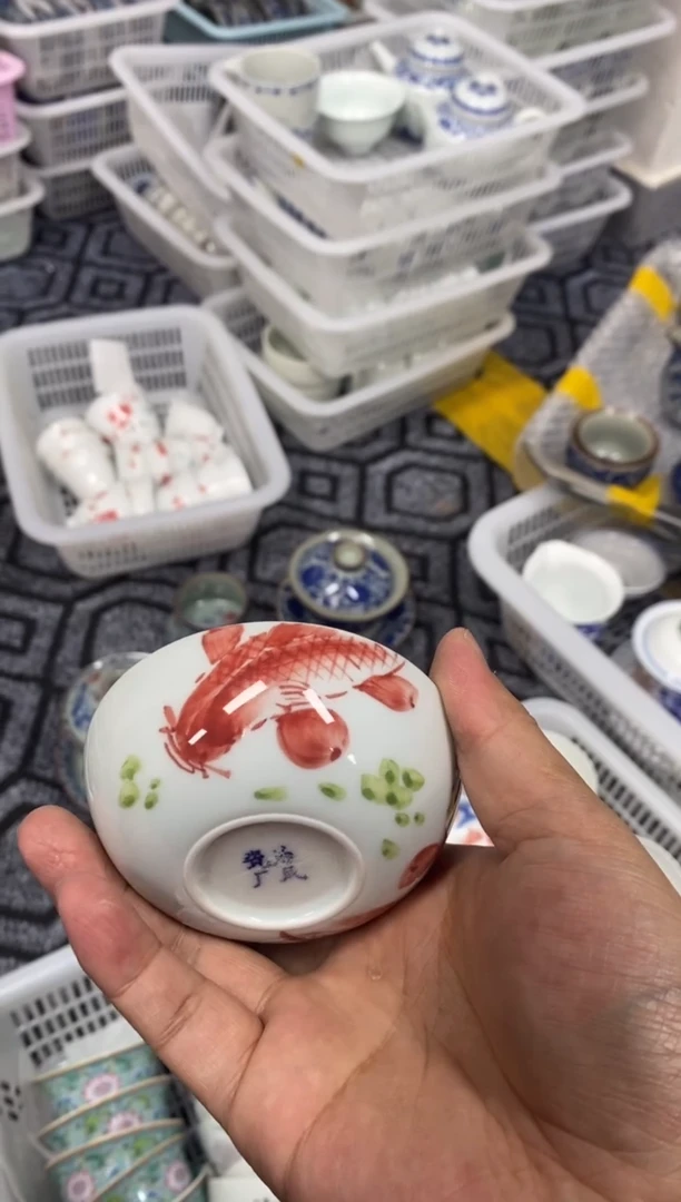 摆件陶景德陶瓷茶具容量约60