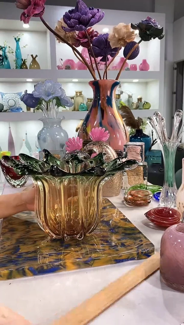 慕忆家手作琉璃花瓶