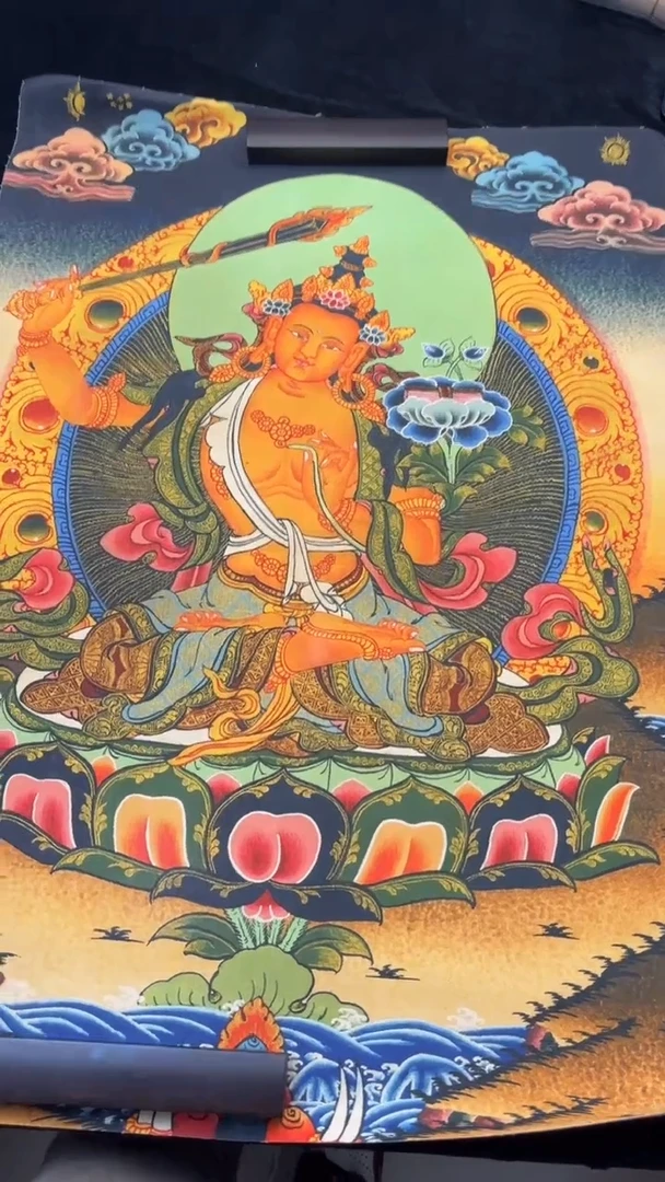 装裱画唐卡藏艺阁高端绘画作品TK16096