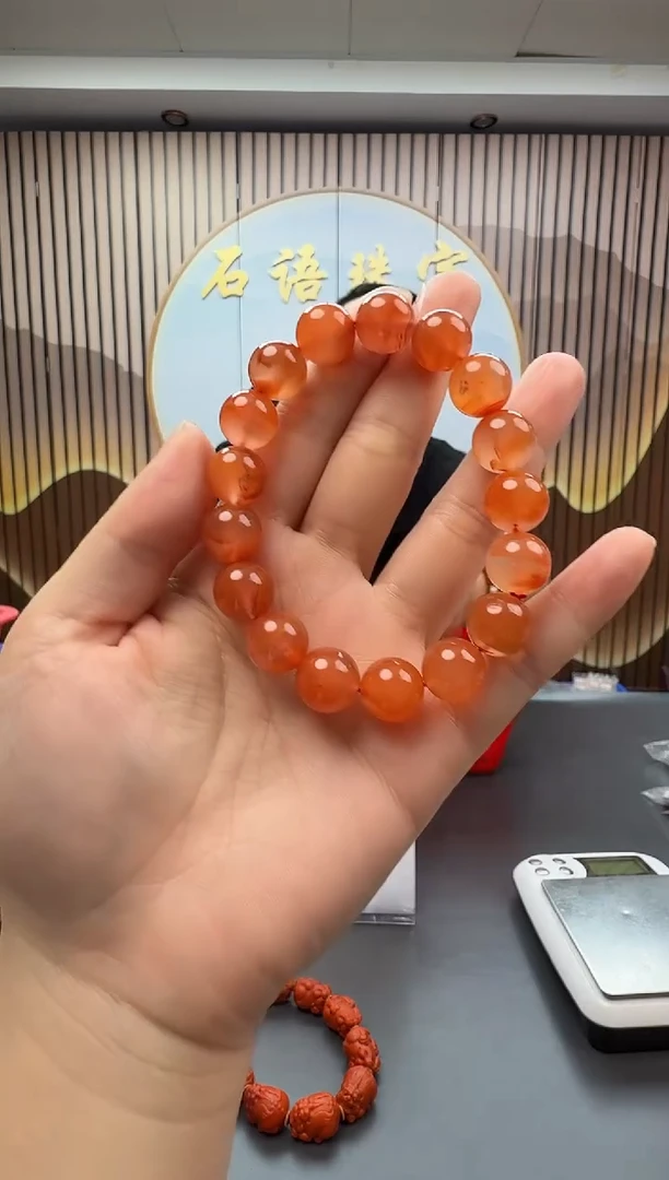 未镶嵌手串南红玛瑙006ZB1223产品一个