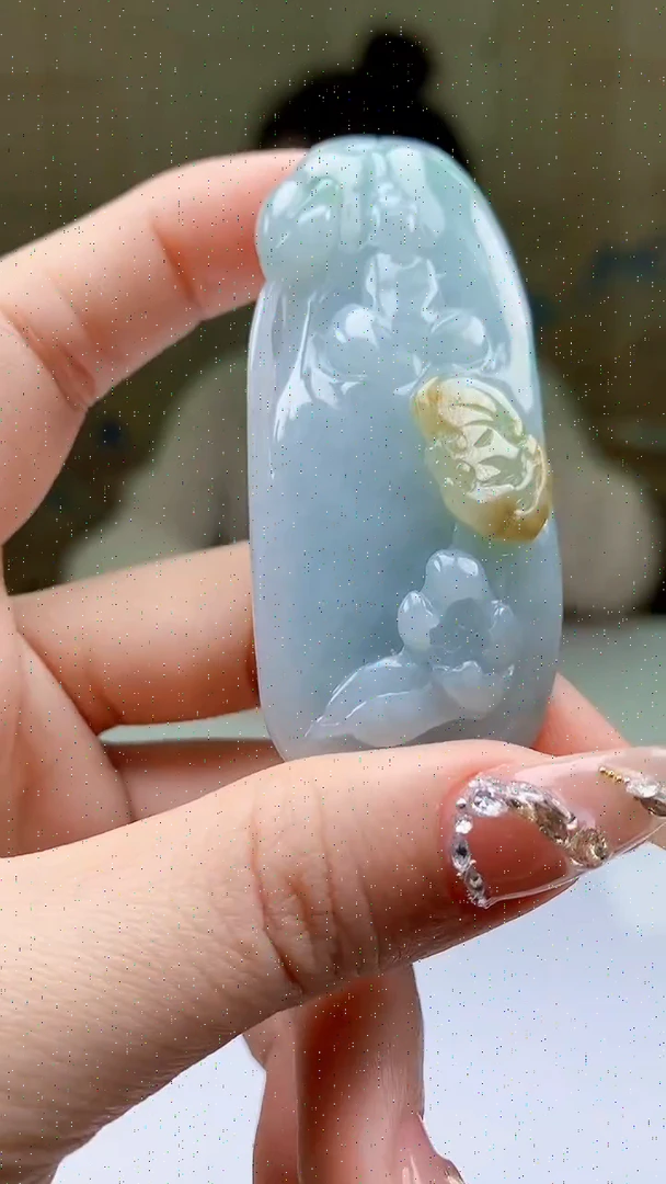 【闪购商品】定制翡翠未镶嵌4902ty-毛货挂件96