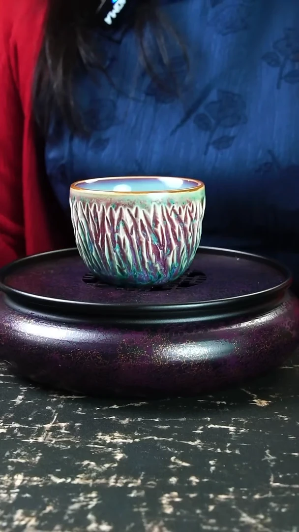 58号高温原矿钧瓷孤品收藏级