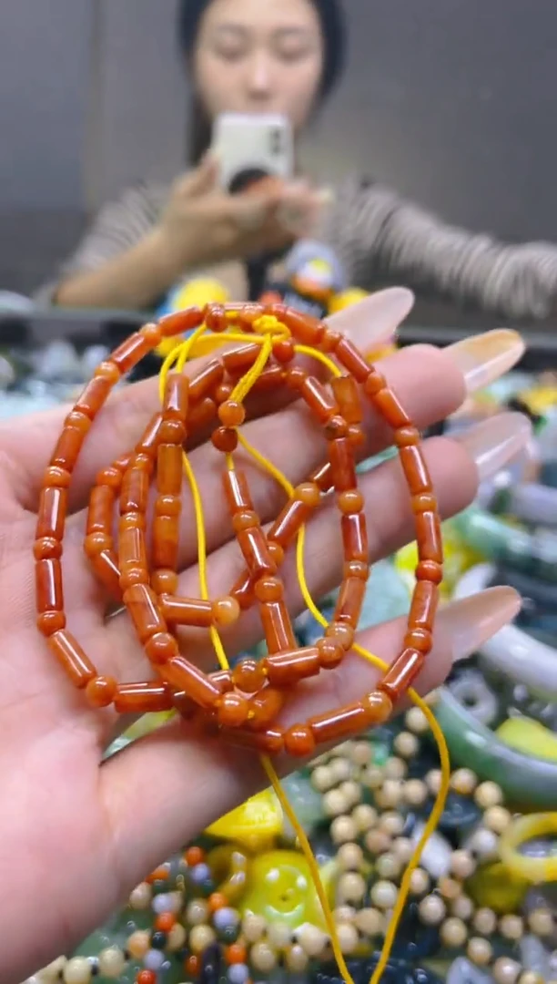 翡翠未镶嵌颈饰4MM/X/翡翠A货一图一物