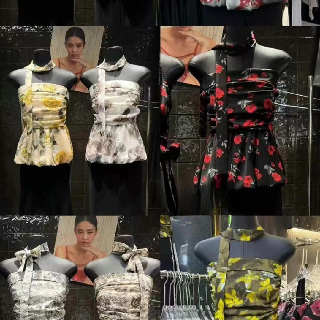 5060弹力抹胸设计上衣