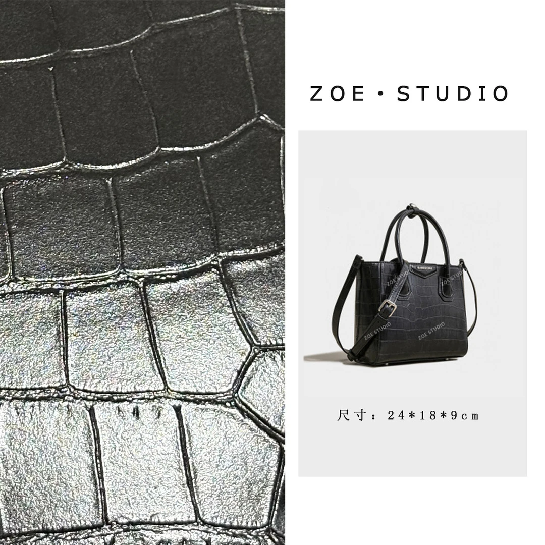 【佐伊甄选】SK-82870-黑色轻奢女士经典小众斜挎斜跨包包