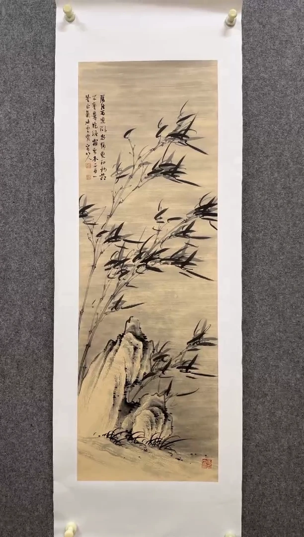 国画写竹人老师手绘作品
