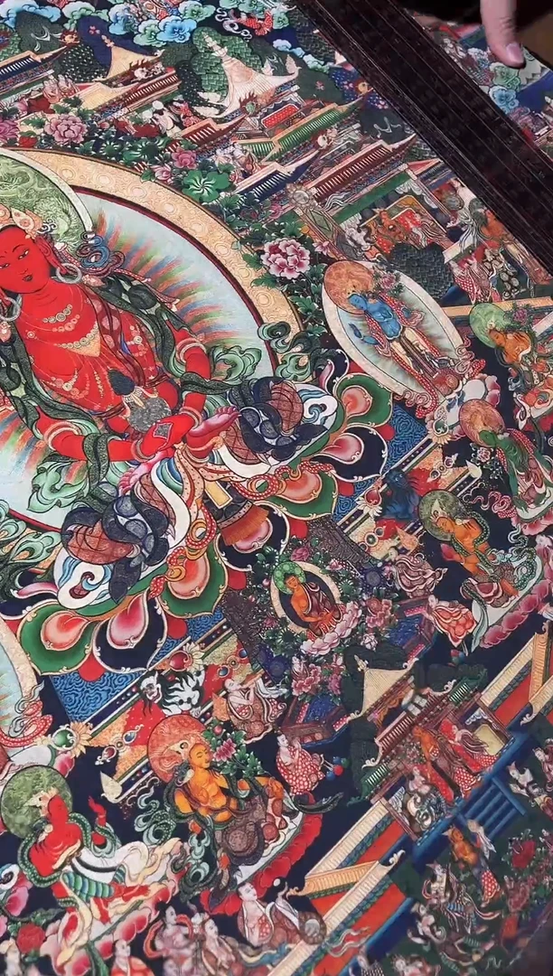 卷轴画东东唐卡tk16